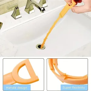 5-Pieces: Drain Clog Remover Tool