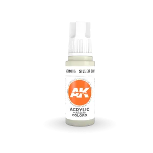 AK Interactive AK11006 3G Silver Gray Acrylic Paint 17ml