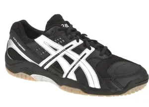 Asics Gel Squad Black/White/Silver Women's Court Shoes