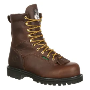 Georgia Men's Lace-To-Toe Steel Toe Waterproof Work Boot G8341