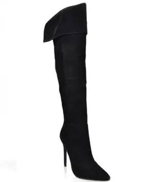 MAYA KNEE HIGH BOOTS - BLACK